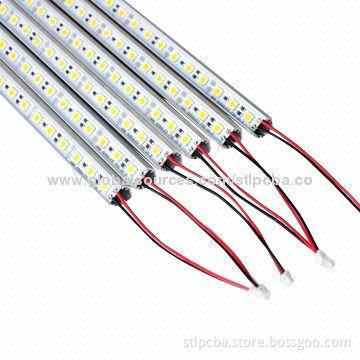 LED Rigid Strips Finished Products with V Shape Aluminum Groove, ODM/OEM Services are Provided